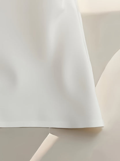 Women's blouse with bow and short sleeves – elegant style for office and special occasions