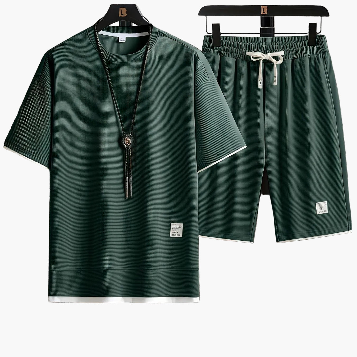 Herren Freizeit Set – Modernes T-Shirt und Shorts für Alltag, Sport & Sommer