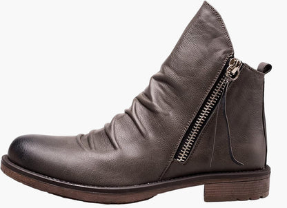 Herren Stiefeletten – Klassische, vielseitige Boots mit seitlichem Reißverschluss für Alltag & Freizeit