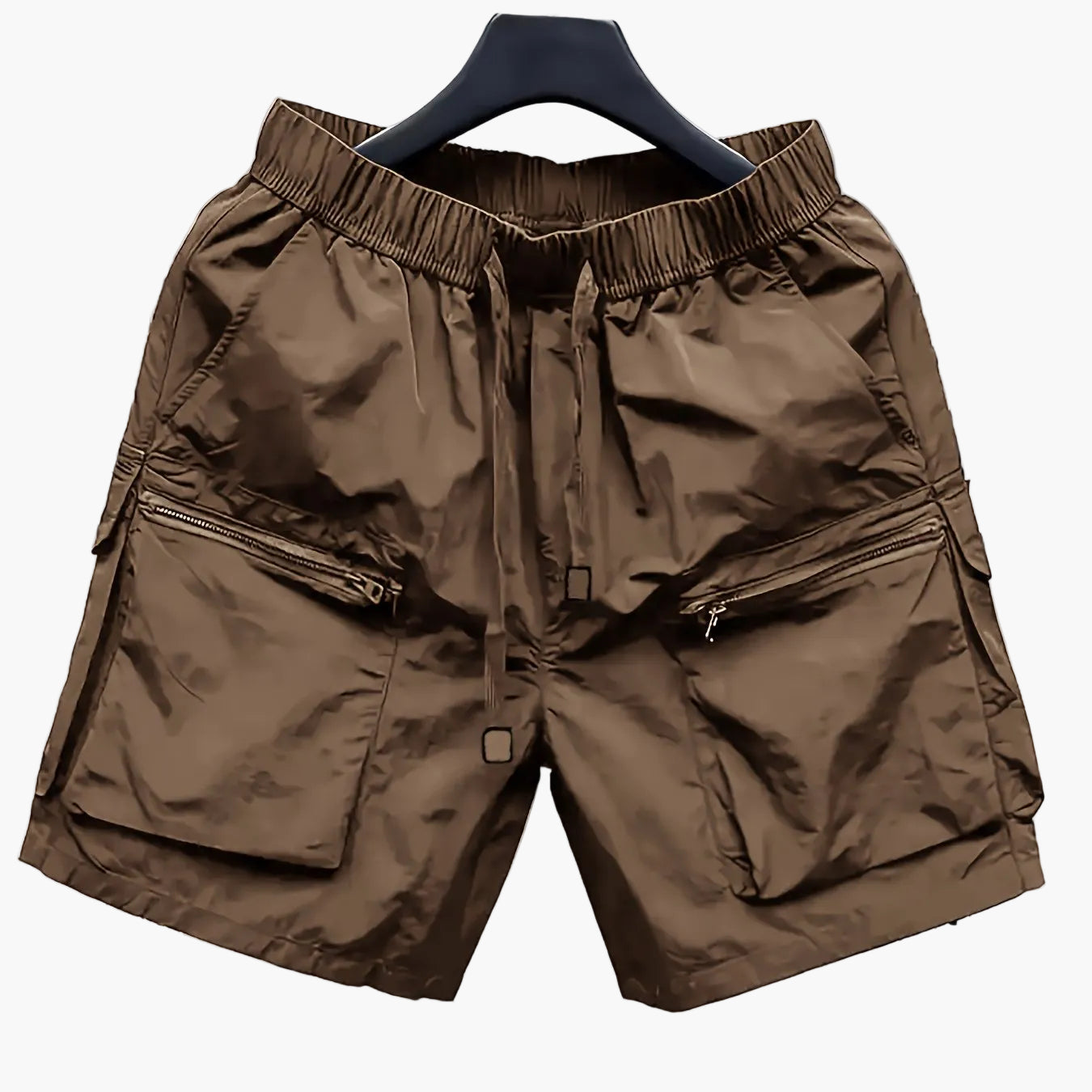 Men's Cargo Shorts with Large Pockets and Zipper – Casual Style for Everyday and Leisure