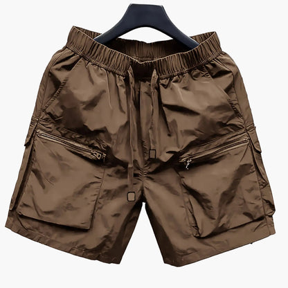 Men's Cargo Shorts with Large Pockets and Zipper – Casual Style for Everyday and Leisure