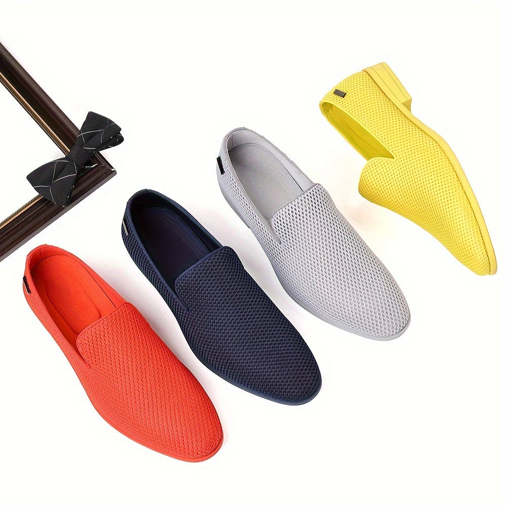 Herren Slip-On Business Loafer – Eleganter Bequemer Freizeitschuh für Büro & Alltag