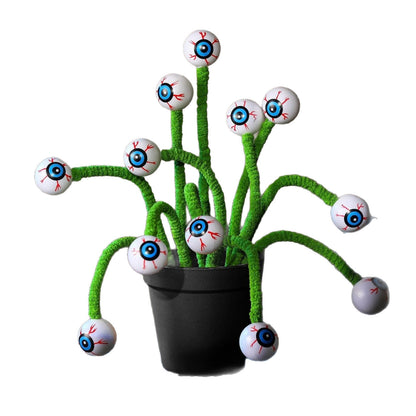 Halloween decoration funny eyeball plant for spooky parties and creepy atmosphere