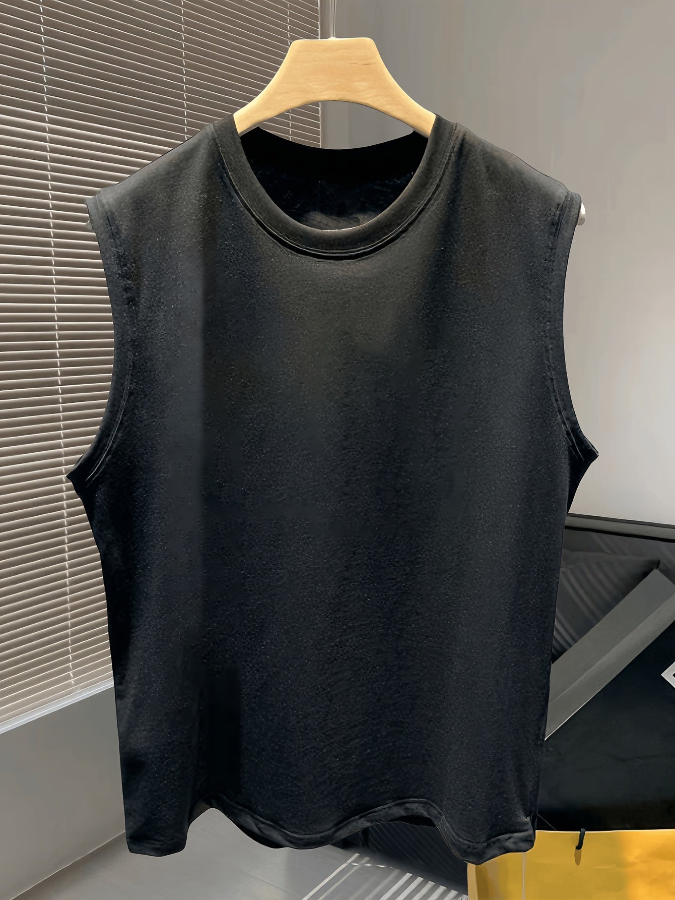 Men's Loose Sleeveless Casual Summer Top – Crew Neck, Ideal for Sports & Everyday Wear