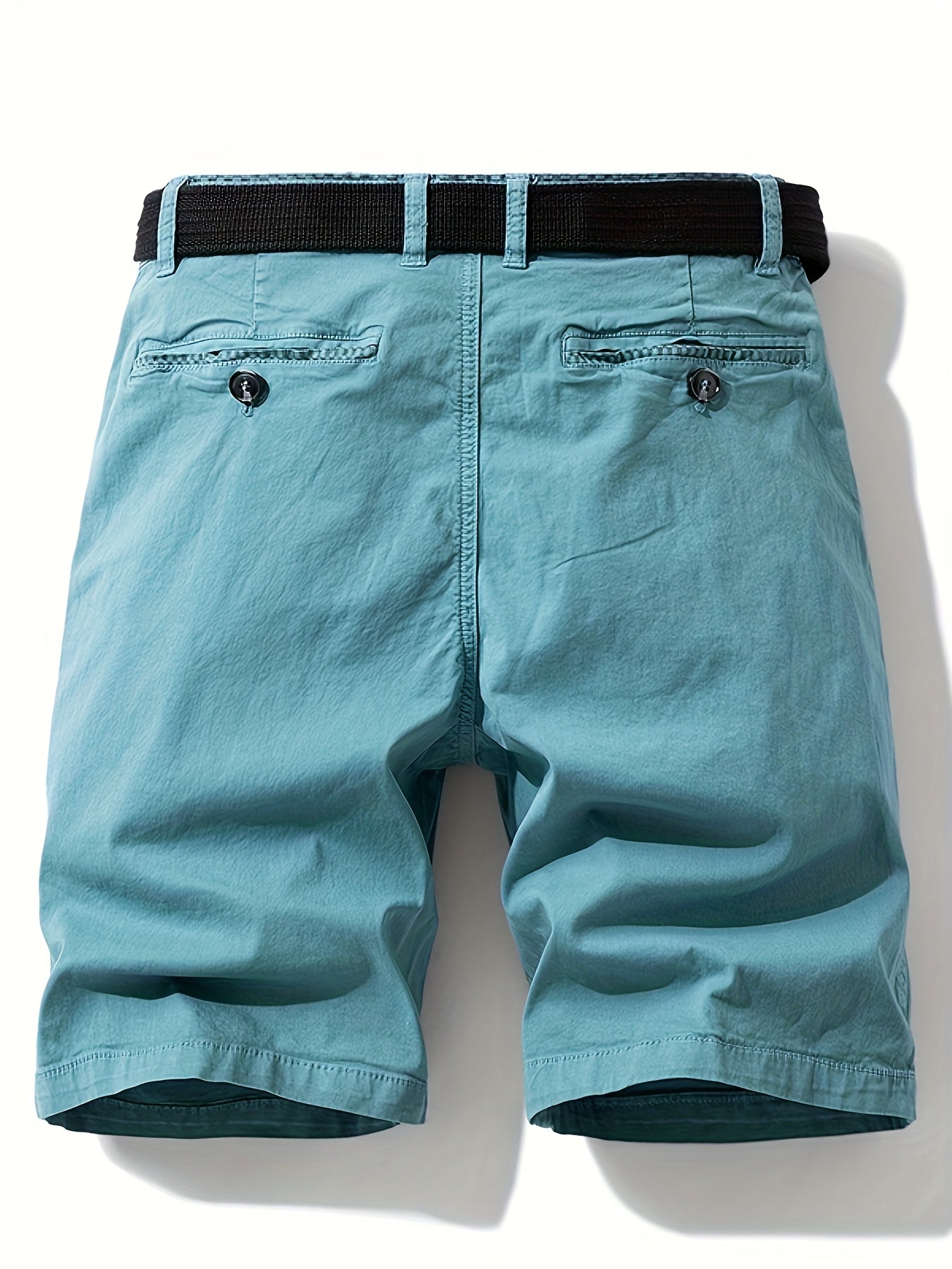 Men's Casual Bermuda Shorts with Belt – Perfect for Leisure and Vacation