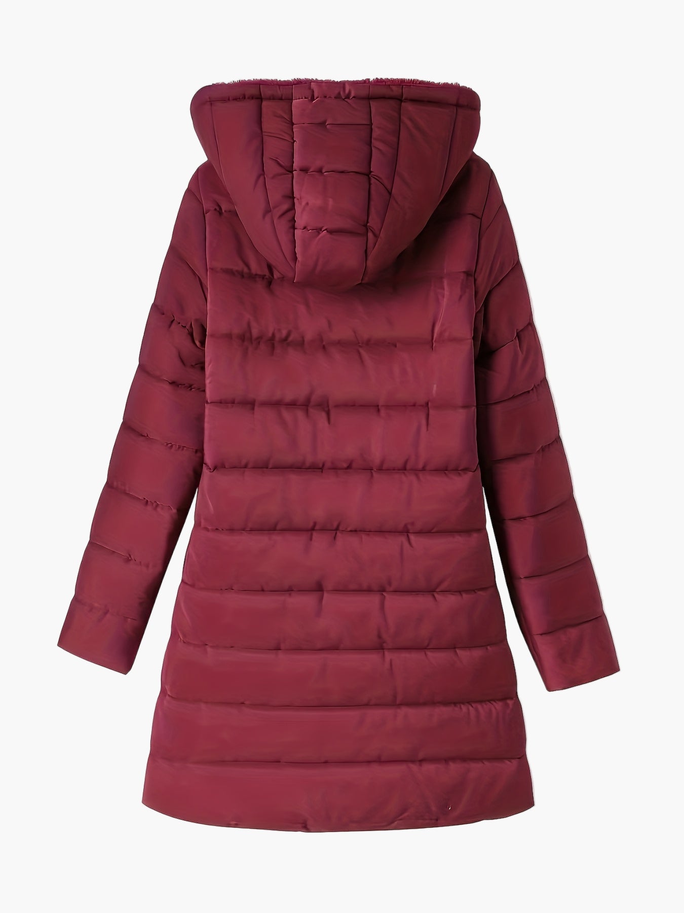 Women's quilted coat with hood – warm winter coat for everyday and leisure use