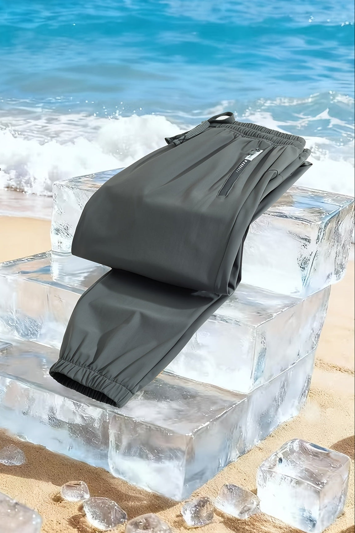 Herren Jogginghose Freizeit Stil Sommer Atmungsaktiv – Perfekt für Strand und Alltag