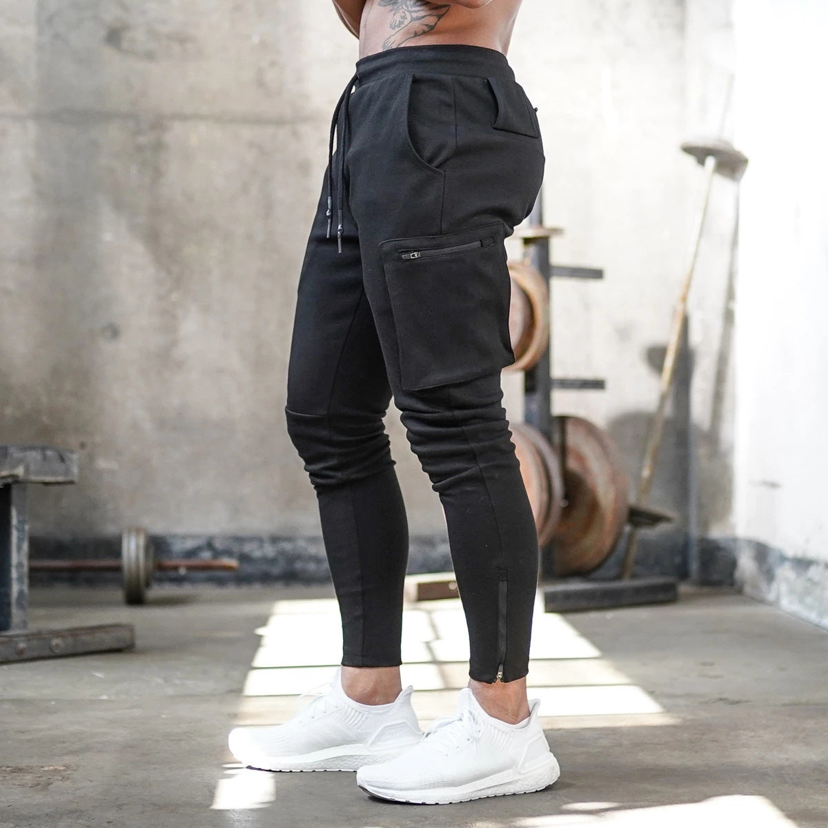 Men's Sporty Cargo Jogging Pants – Training & Leisure Joggers with Pockets, Streetwear Style