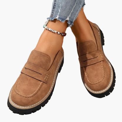 Women's Slippers with Platform – Fashionable Loafers for Everyday and Leisure Wear