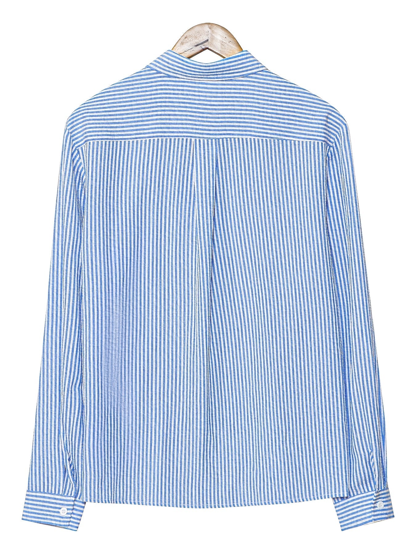 Men's Casual Shirt with Stripes – Stylish Regular Fit Business & Beach Shirt
