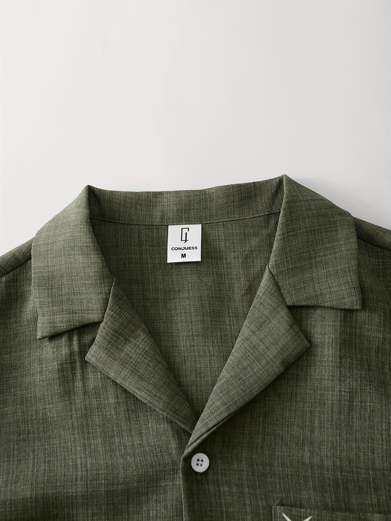 Men's Casual Suit Set – Short-Sleeve Shirt & Pants, Modern Summer Look for Everyday and Vacation
