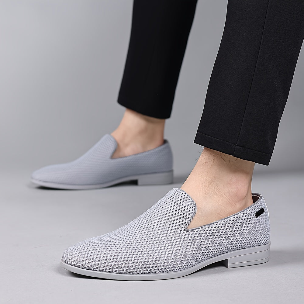 Herren Slip-On Business Loafer – Eleganter Bequemer Freizeitschuh für Büro & Alltag