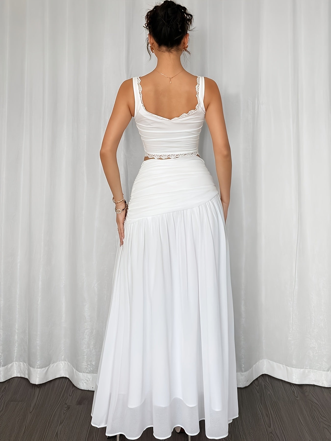 Women's Maxi Beach Skirt in Boho Style – Elegant Summer Skirt for Vacation and Beach