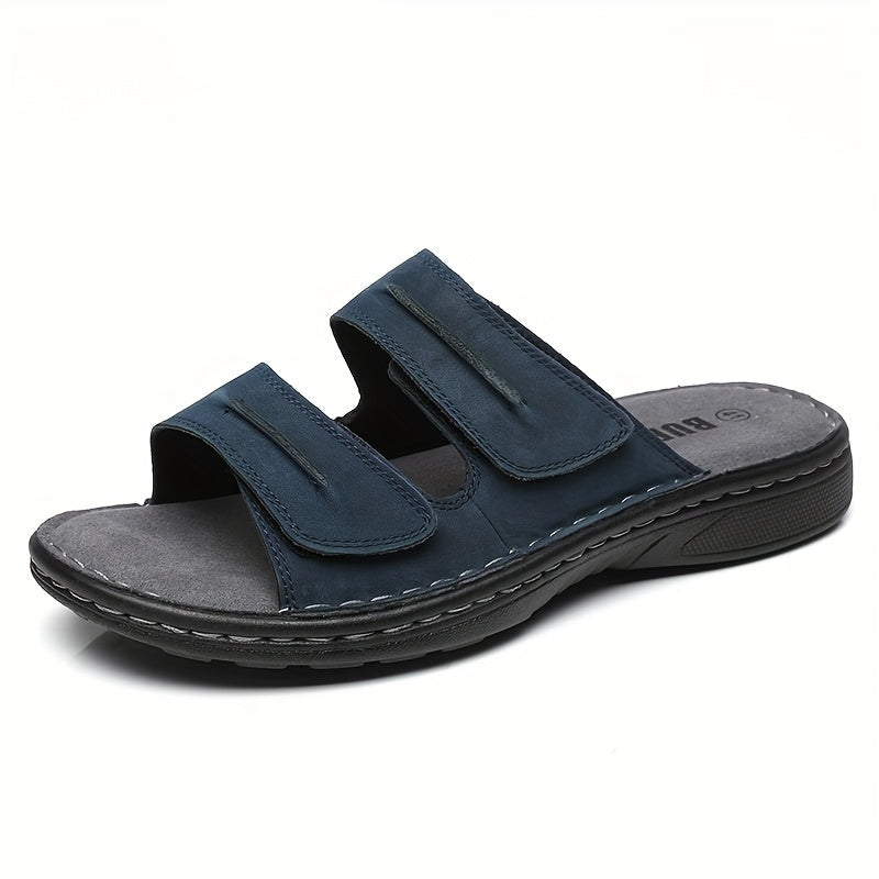 Men's Comfort Sandals with Double Straps – Casual Slides for Everyday & Vacation
