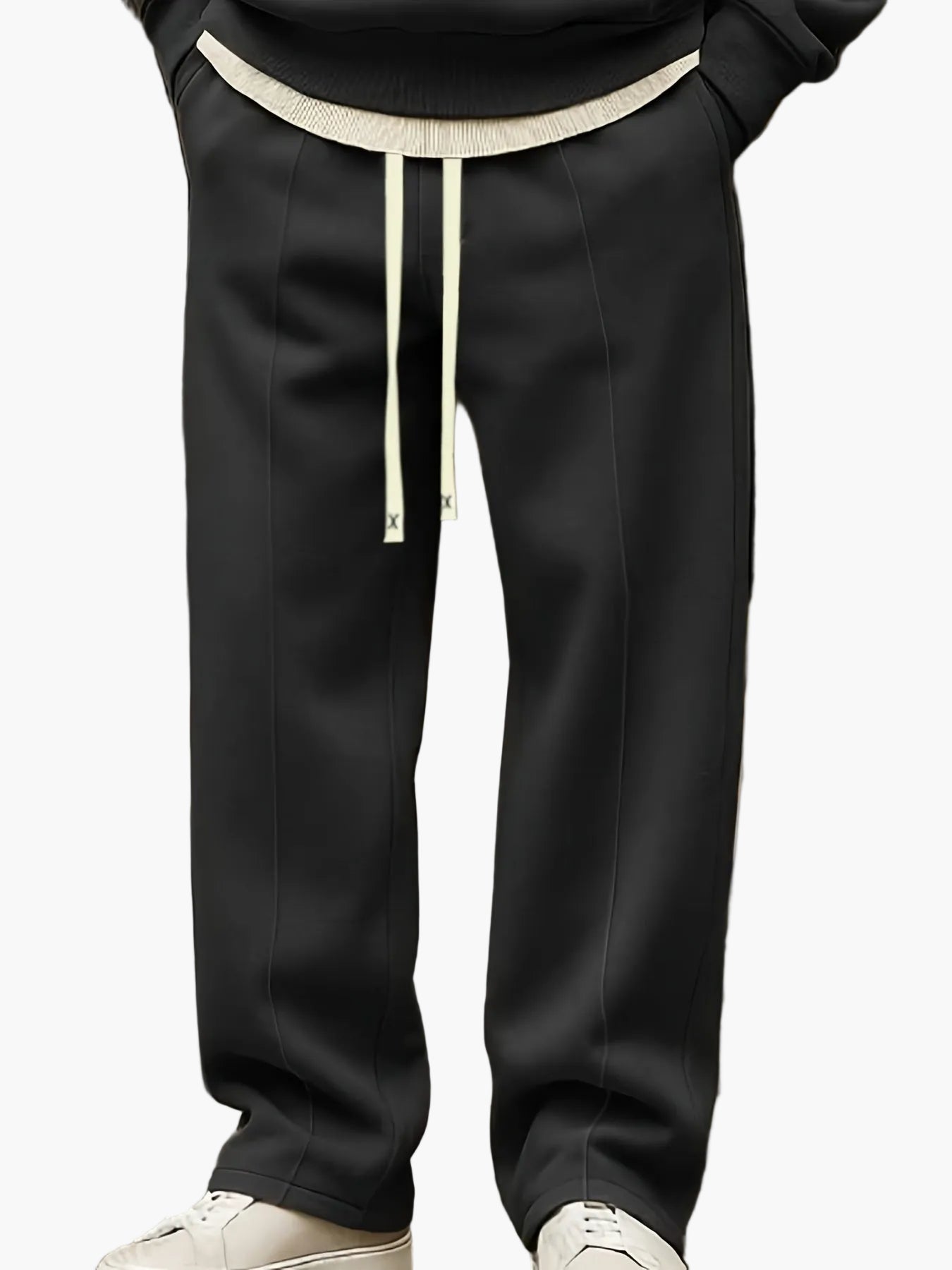 Men's Casual Hooded Sweatshirt Set – Loose Leisure Suit with Hooded Sweatshirt and Trousers for Everyday, Sports & Relaxation