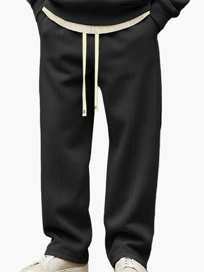 Men's Casual Hooded Sweatshirt Set – Loose Leisure Suit with Hooded Sweatshirt and Trousers for Everyday, Sports & Relaxation