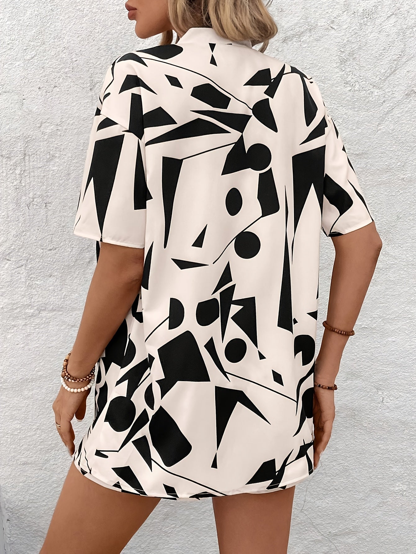 Damen Zweiteiliges Set Kurzarm Kimono & Shorts mit floralem Print – Sommer Boho Lounge Outfit