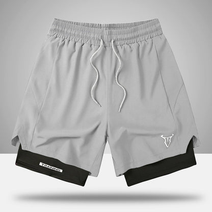 Herren Trainingsshorts Sport Fitness mit elastischem Bund und Kordelzug