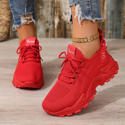 Damen Sneaker Freizeit Sportliche Laufschuhe Komfort Trend