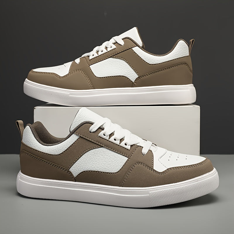 Men's Low Top Sneakers Preppy Style Casual Trainers