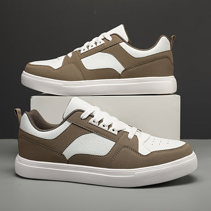 Men's Low Top Sneakers Preppy Style Casual Trainers