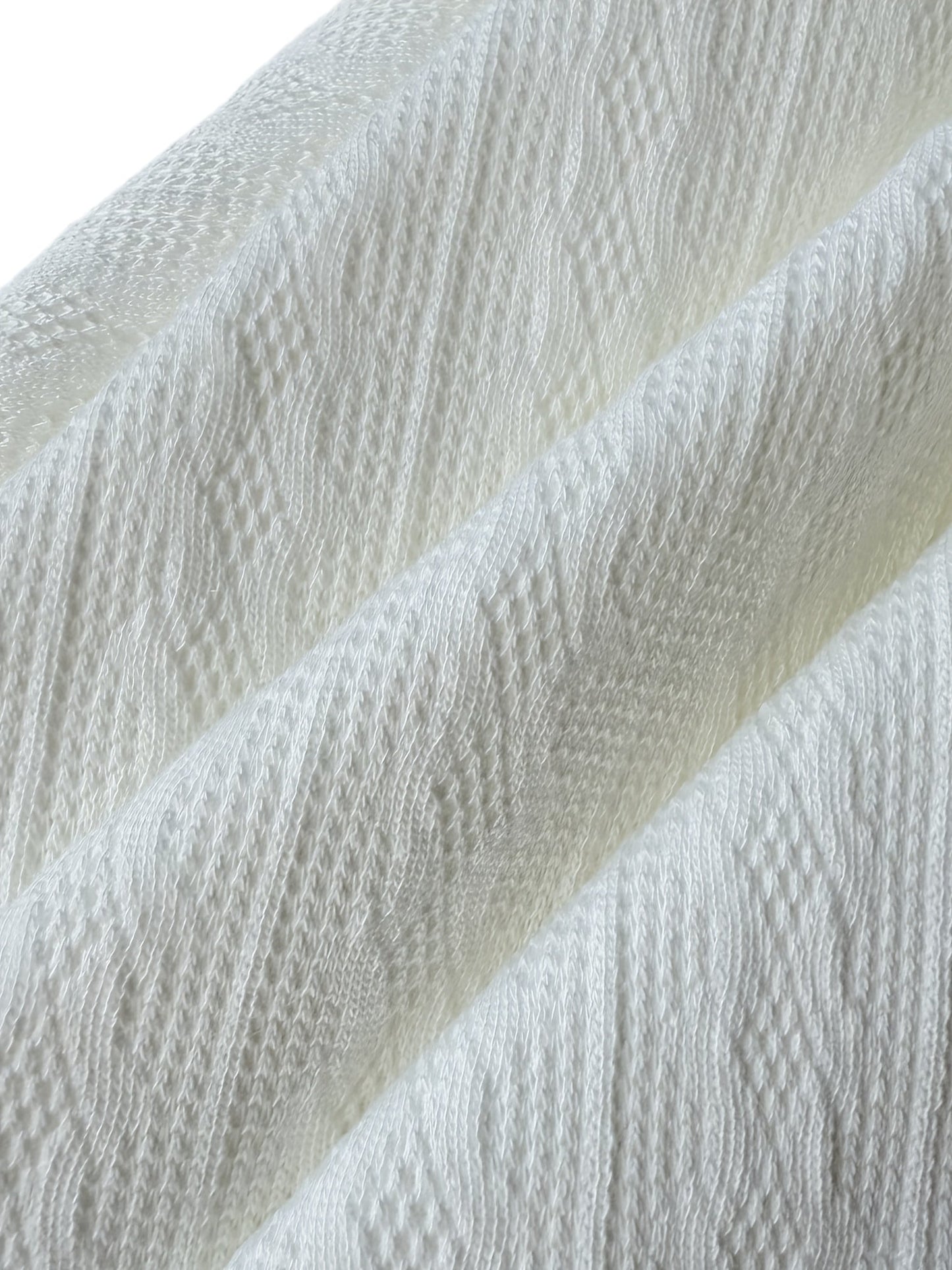 Women's white winter jacket with faux fur trim