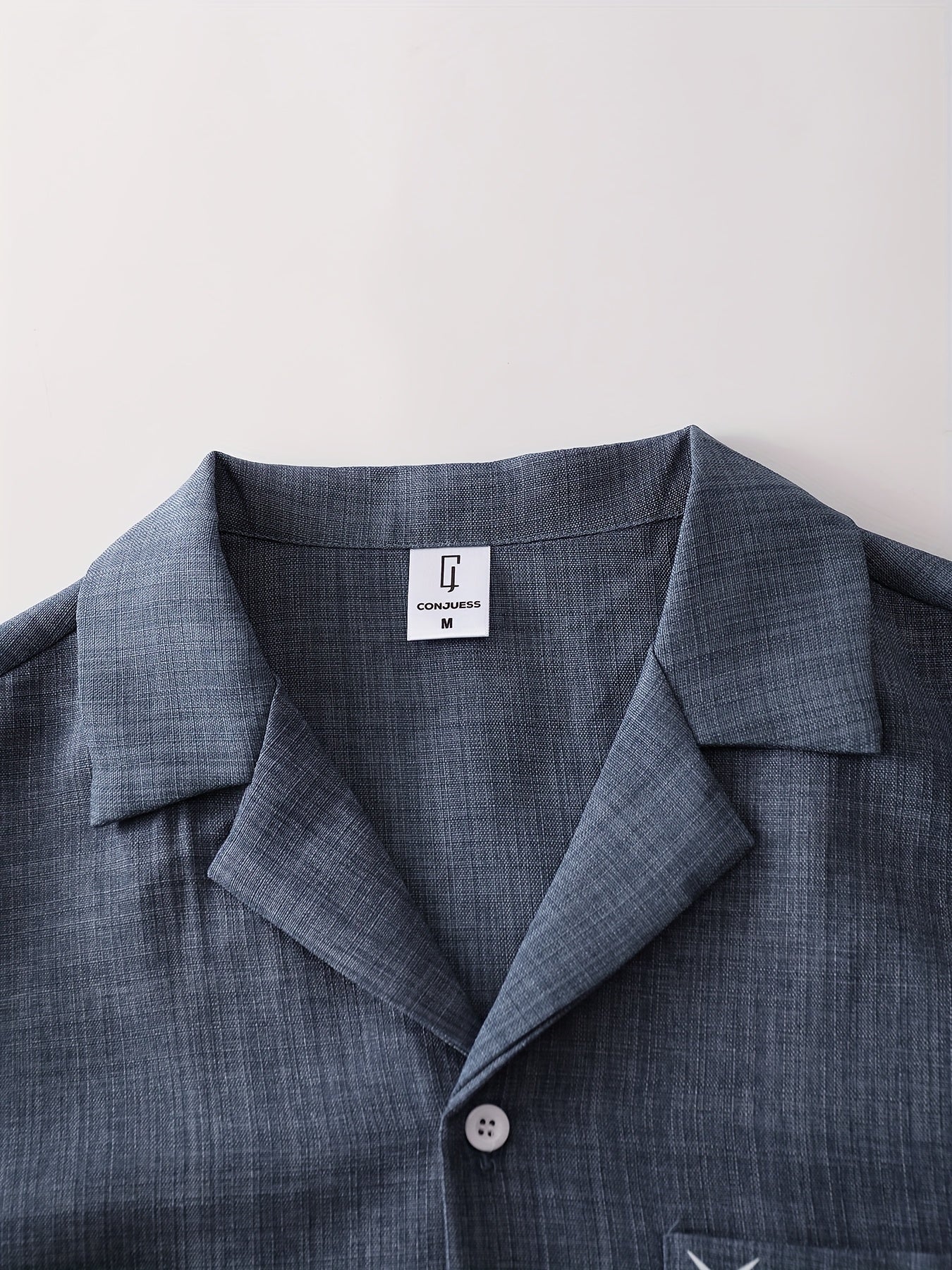 Men's Casual Suit Set – Short-Sleeve Shirt & Pants, Modern Summer Look for Everyday and Vacation