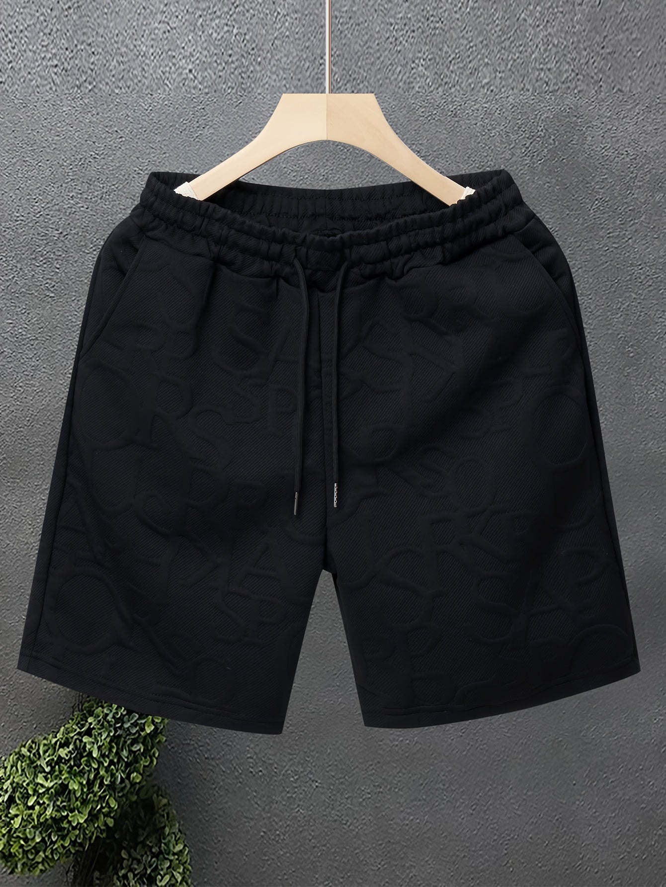 Herren Freizeitshorts mit Prägung – Moderne Geometrische Muster, Sportlich & Stilvoll
