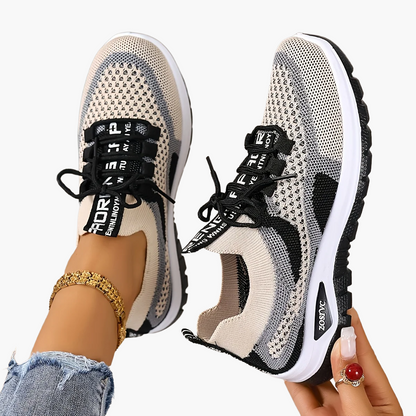 Damen Sneaker Freizeit Sportliche Laufschuhe Atmungsaktiv Komfortabel