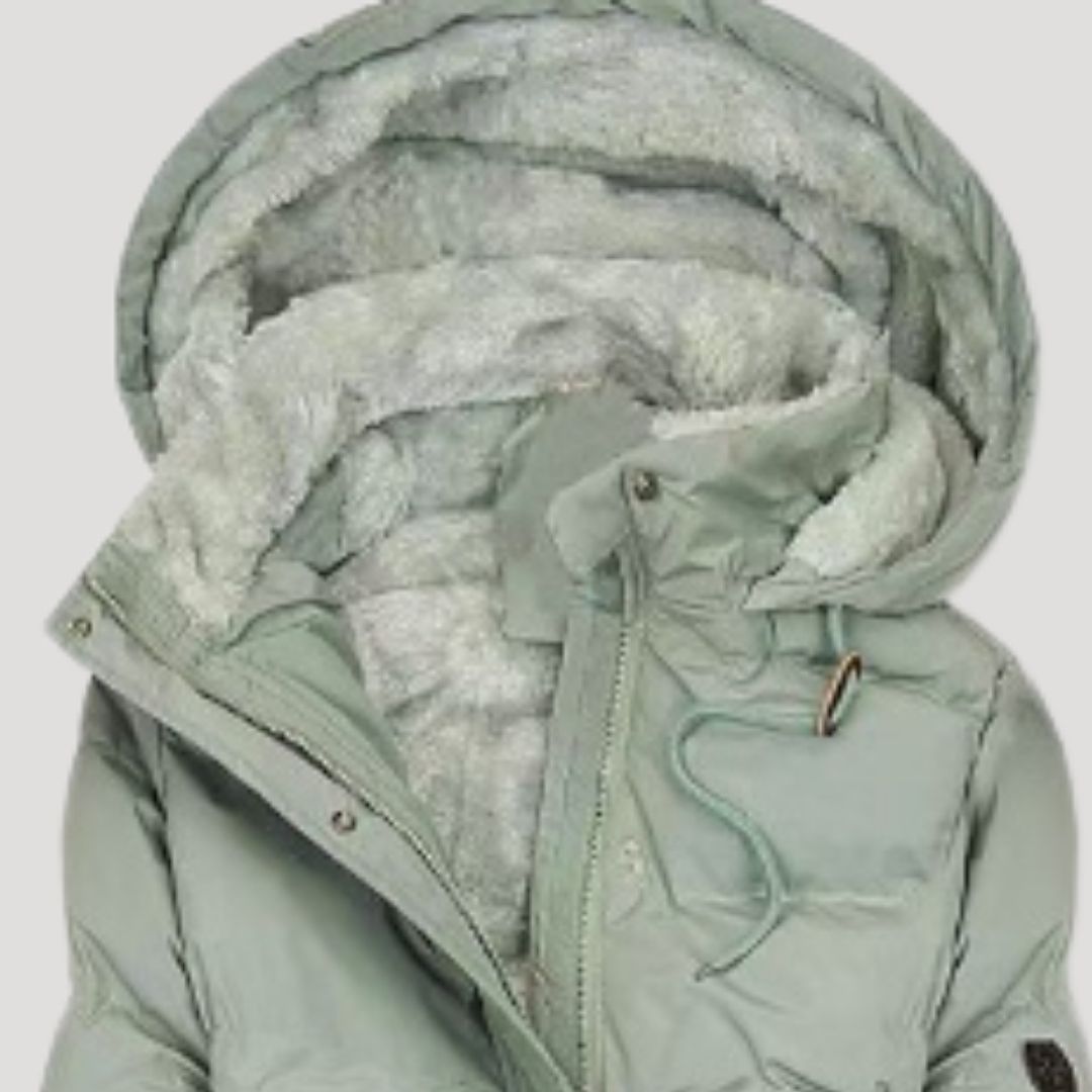 Damen Wintermantel Lang mit Kapuze – Eleganter Steppmantel für Alltag und Outdoor