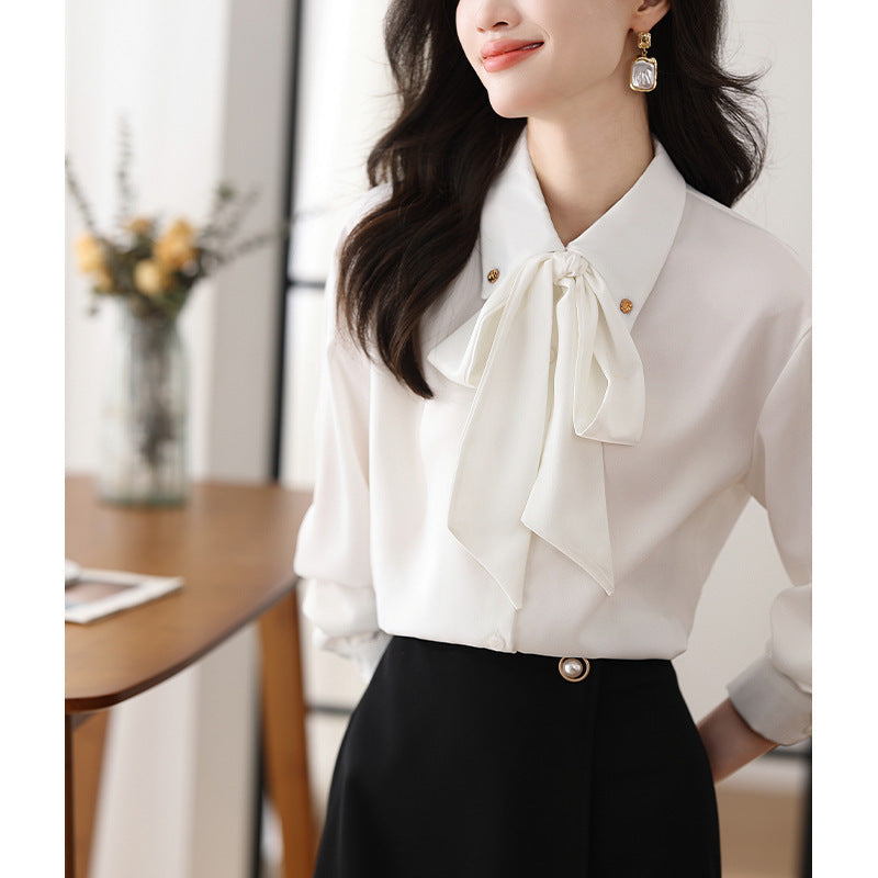 Jean – chiffon blouse with long sleeves for women