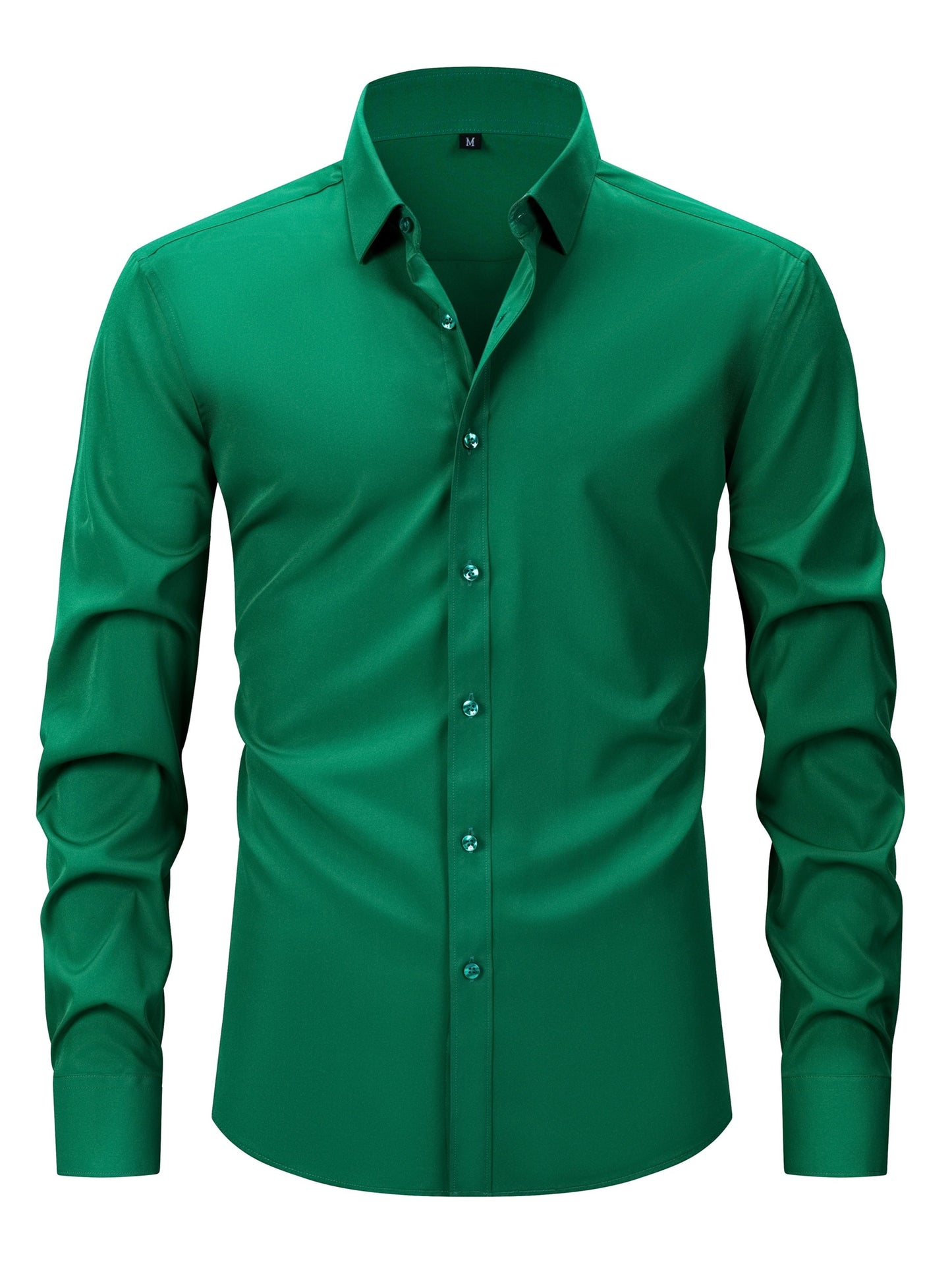 Men's Business-Casual Shirt Slim Fit Long Sleeve Modern Style