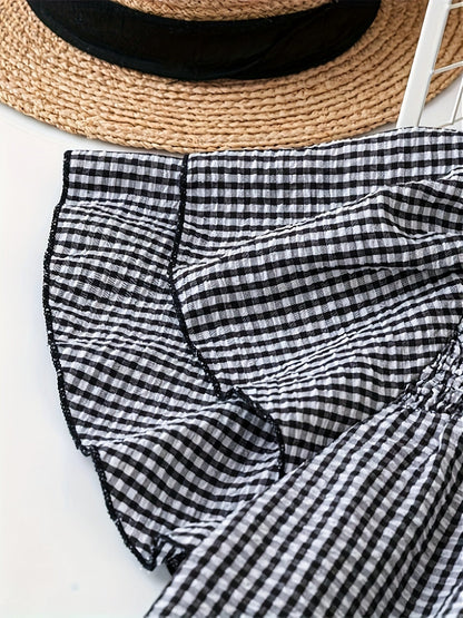 Women's blouse with dots, elegant, short-sleeve, summer, casual & office
