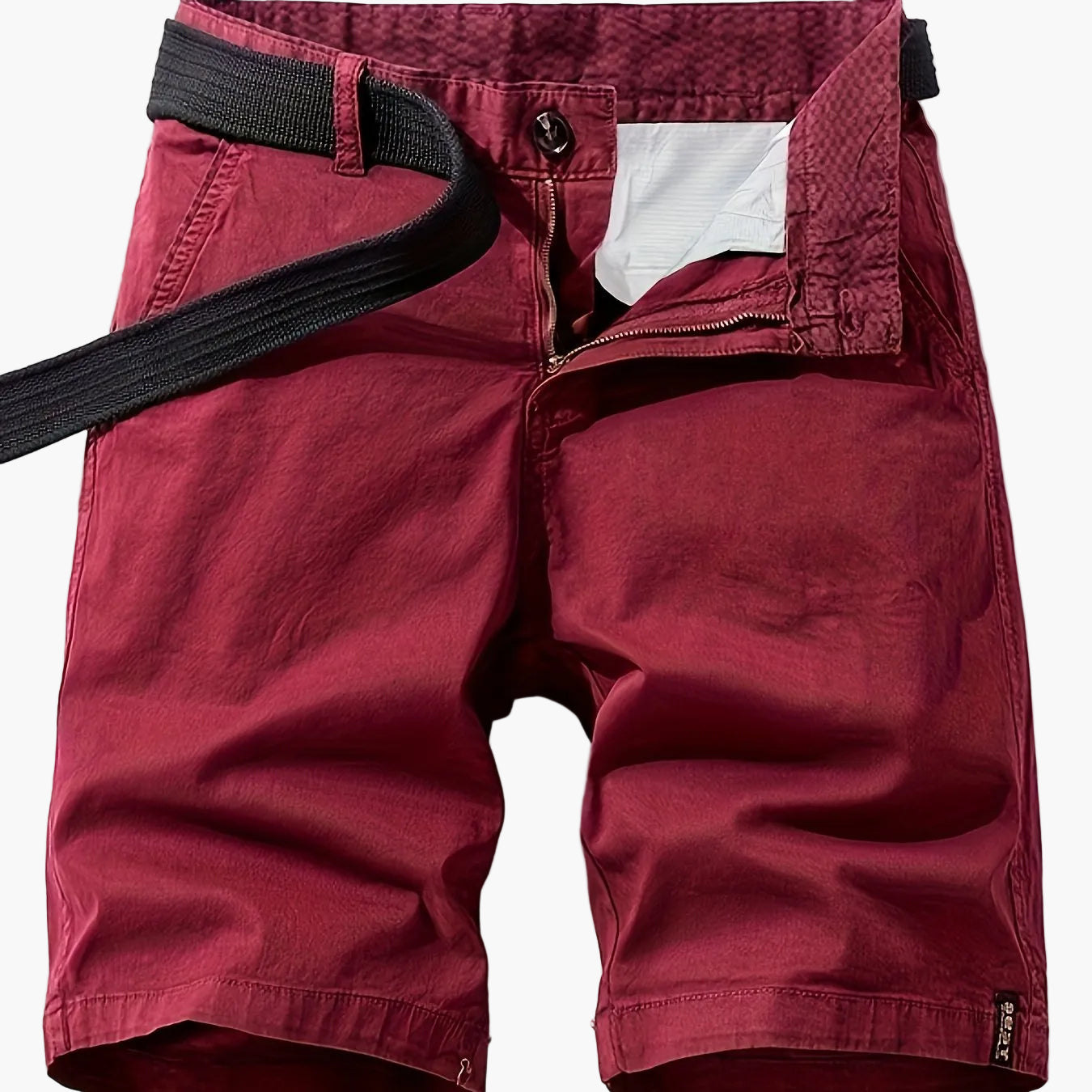 Men's Casual Bermuda Shorts with Belt – Perfect for Leisure and Vacation