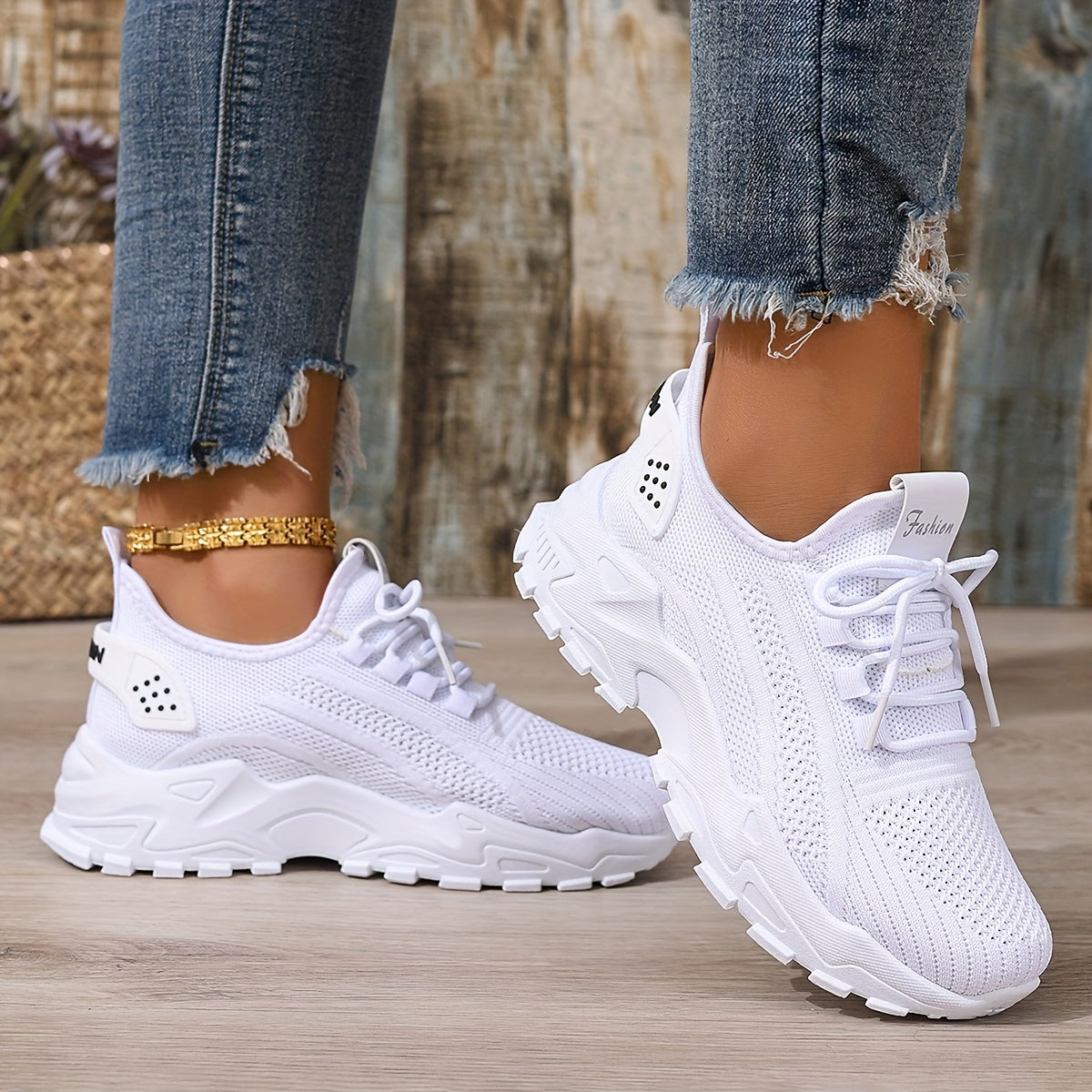 Damen Sneaker Freizeit Sportliche Laufschuhe Komfort Trend