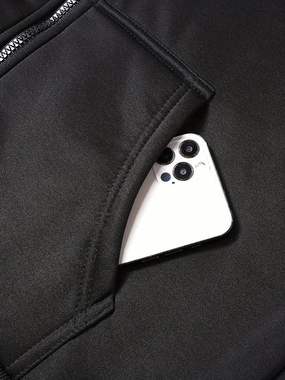 Unisex Trainingsanzug mit Kapuzenjacke und Balaclava-Design, Cargohose