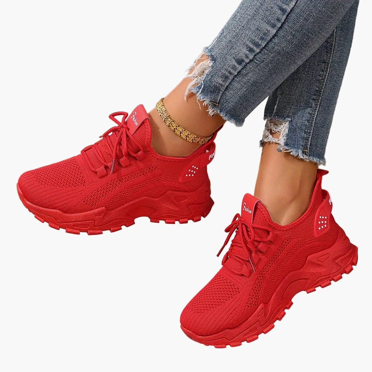 Damen Sneaker Freizeit Sportliche Laufschuhe Komfort Trend