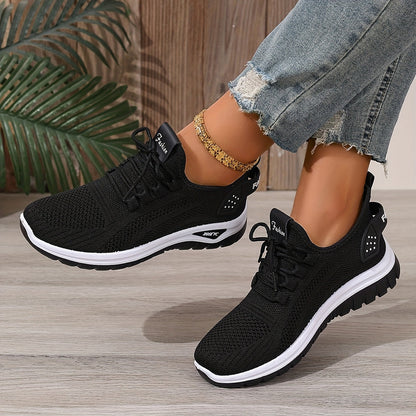 Women's Sneakers for Leisure & Sports – Breathable Low-Top Trainers for Everyday and Fitness