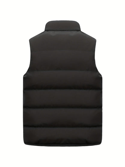 Men's puffer vest, hoodie, sweatpants, tracksuit set