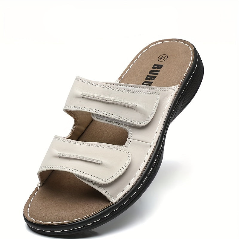 Men's Comfort Sandals with Double Straps – Casual Slides for Everyday & Vacation