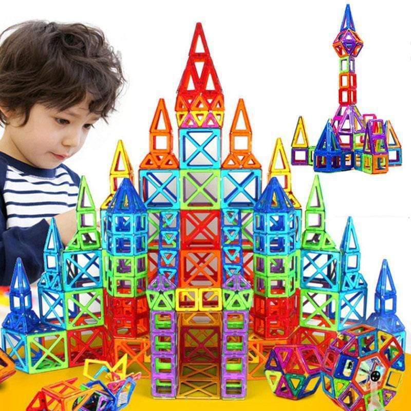 Magnetic construction toy building blocks for children – educational set, creative building, boys & girls