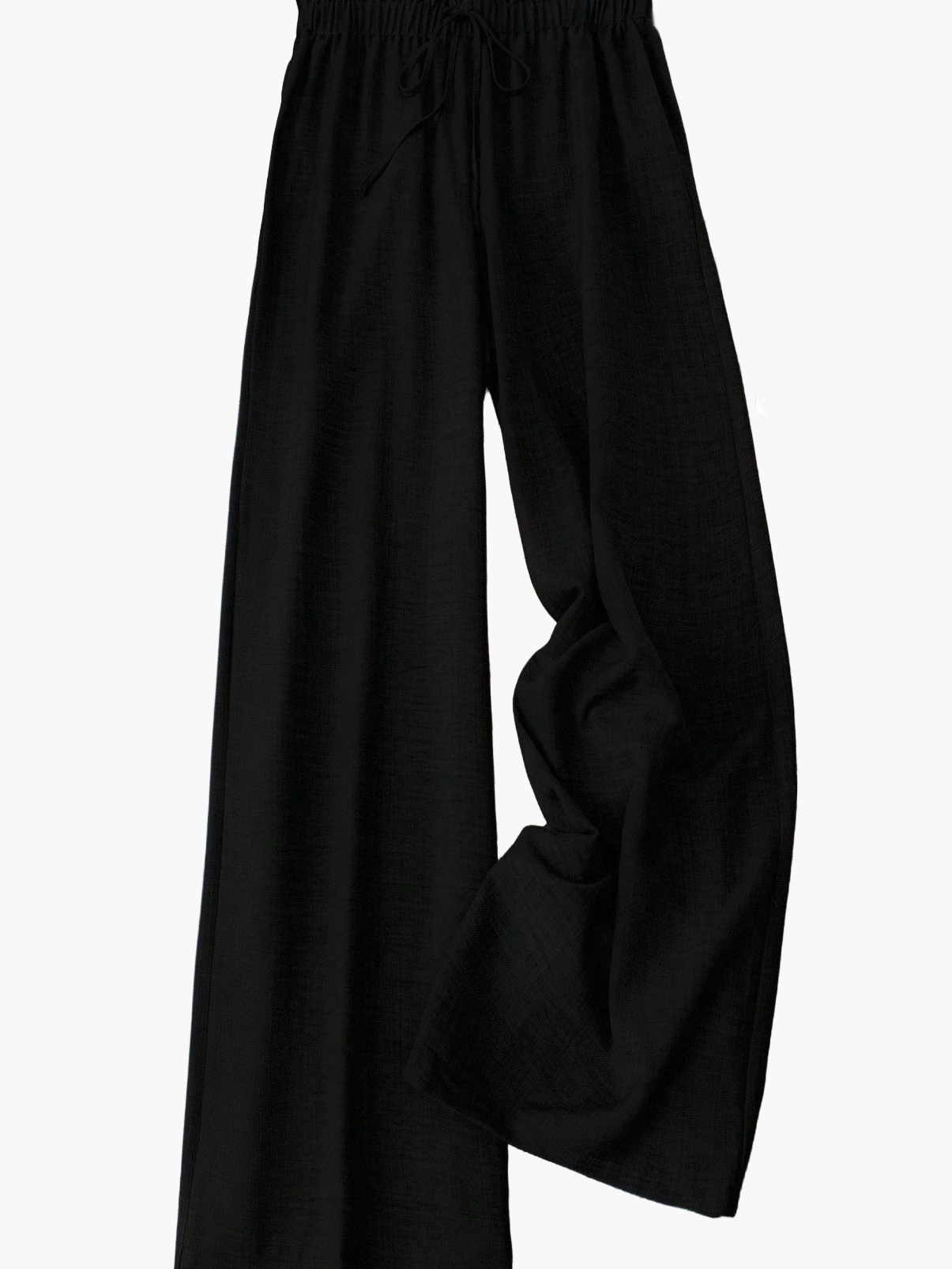 Damen Weite Freizeithose im Straight-Leg-Stil mit Kordelzug – Perfekt für Frühling & Sommer