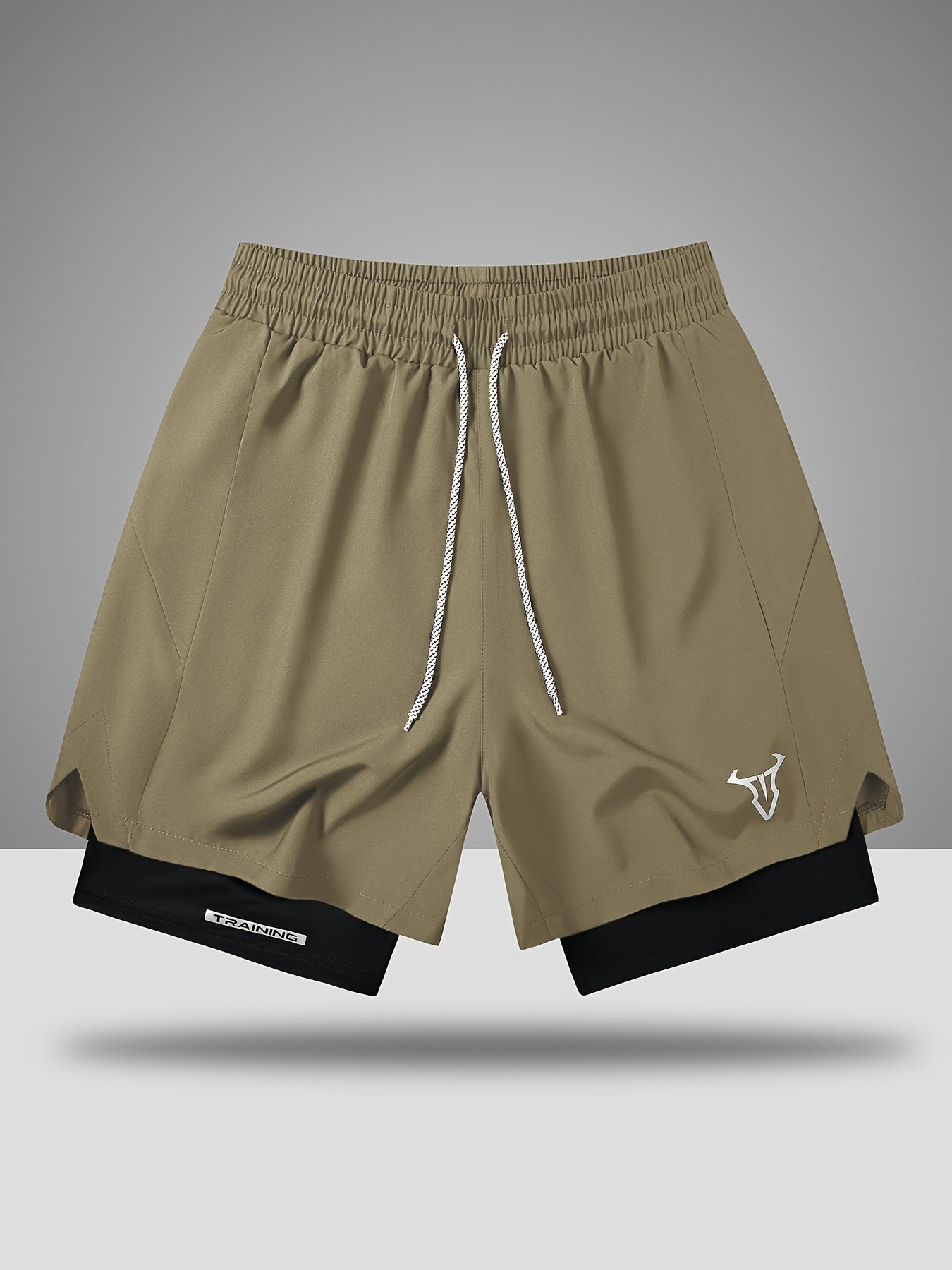 Herren Trainingsshorts Sport Fitness mit elastischem Bund und Kordelzug