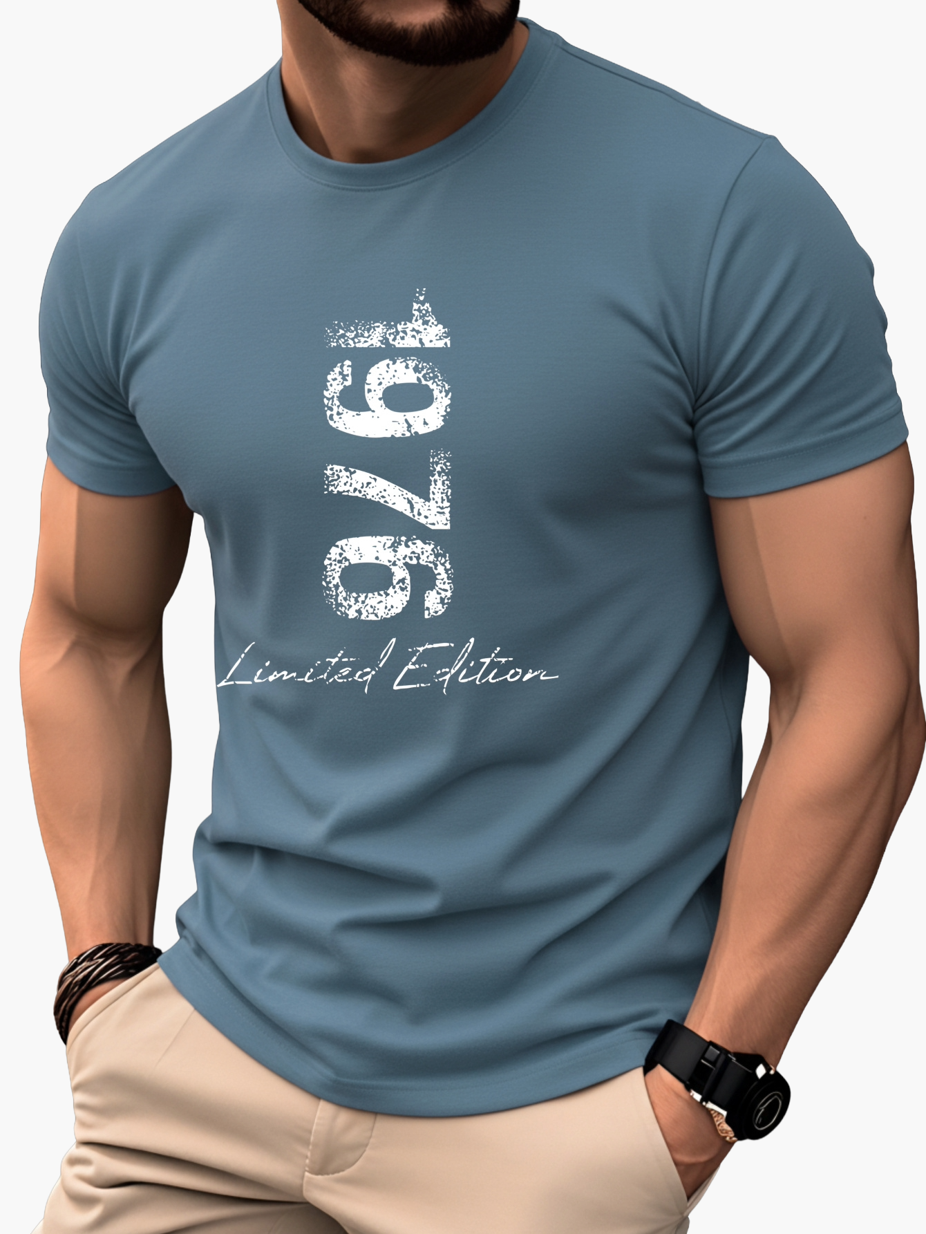 Men's T-Shirt 1976 Limited Edition – Vintage Style Casual Shirt