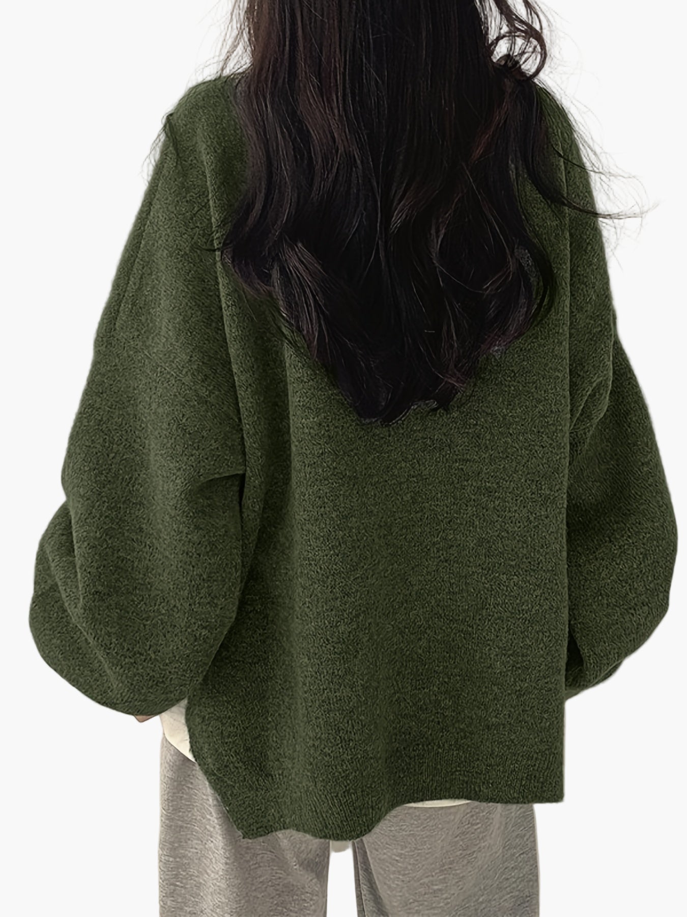 Damen Oversize Pullover Lässig Komfortable Freizeitmode