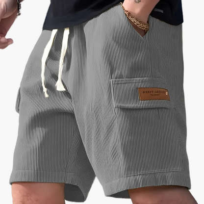 Men's Casual Shorts with Drawstring and Side Pocket – Modern Summer Bermudas for Everyday and Vacation
