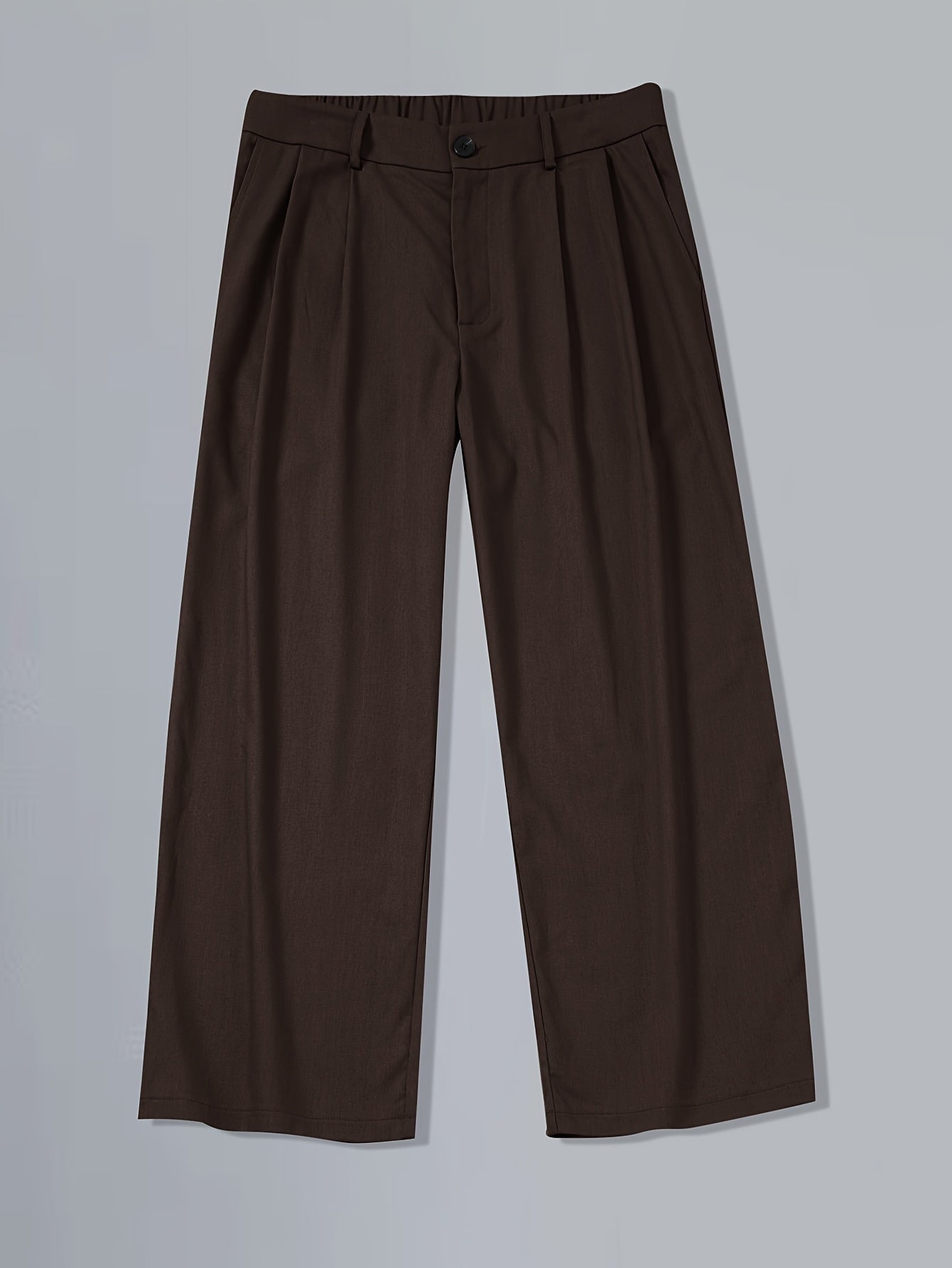 Men's Wide Pleated Trousers – Elegant Vintage Style for Everyday and Leisure Wear