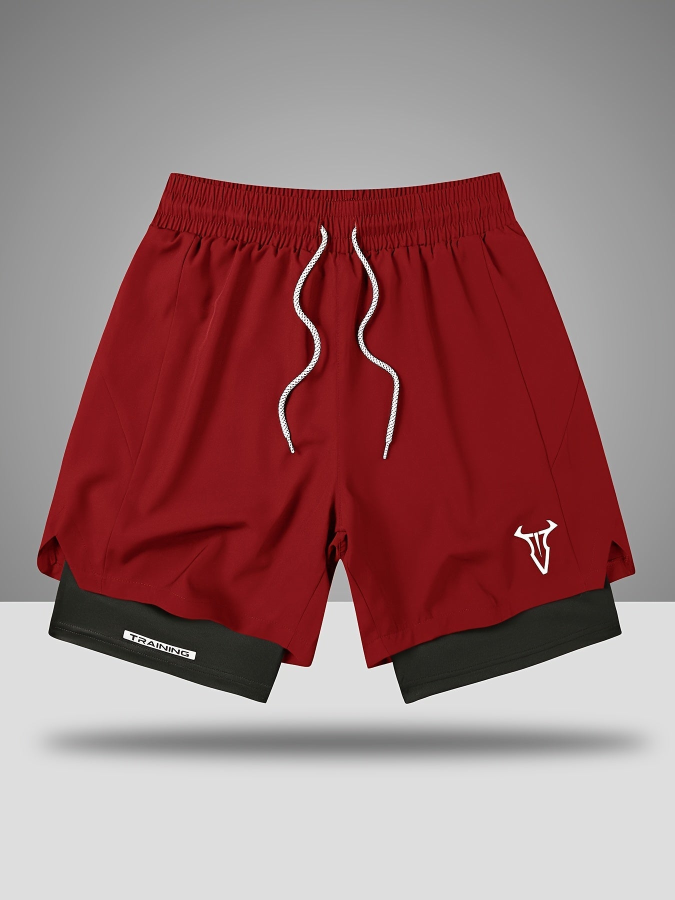 Herren Trainingsshorts Sport Fitness mit elastischem Bund und Kordelzug