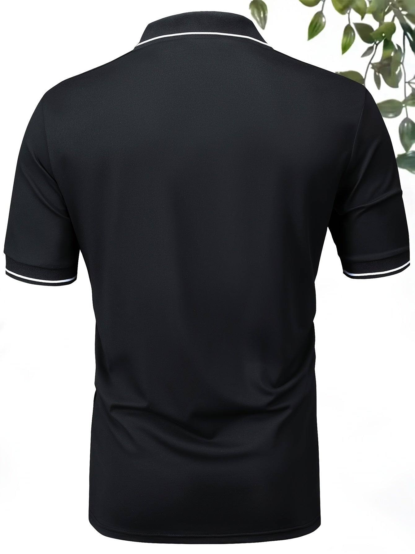 Herren Polo T-Shirt mit Kontrastkragen – Modisches Freizeitshirt für Alltag und Sport