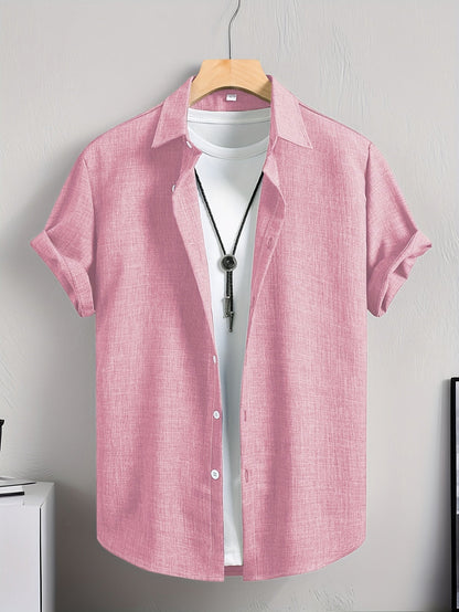 Herren Freizeithemd Kurzarm Modern Streetwear – Stilvolles Sommerhemd für Alltag & Freizeit